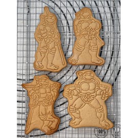 Premium Quality Turtle Donatello 6” Cookie Cutter and Mold Produced by 3D Kitchen Art