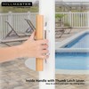 HILLMASTER Patio Sliding Door Handles Replacement Set,Mortise Style Reversible Design