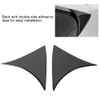 EVGATSAUTO Rear Window Side Wing Cover, Pack of 2 Carbon