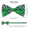 AUSUAYA Men's Plaid Bow Tie, Adjustable Boys Formal Bow Tie