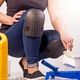 Industrial tile construction knee pad, work knee protector, field knee protector, jujube black 2p