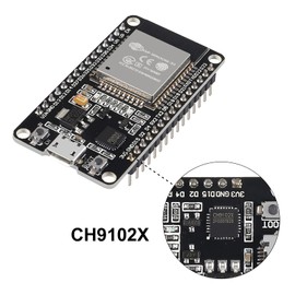 5PCS New Version CH9102X ESP-WROOM-32 ESP32 ESP-32S Development Board 2.4GHz Dual-Mode WiFi + Bluetooth Dual Cores Microcontroller Processor Integrated with Antenna RF AMP Filter AP STA