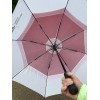Windbrella Technical Glass Products Windproof Auto Open Umbrella Red White
