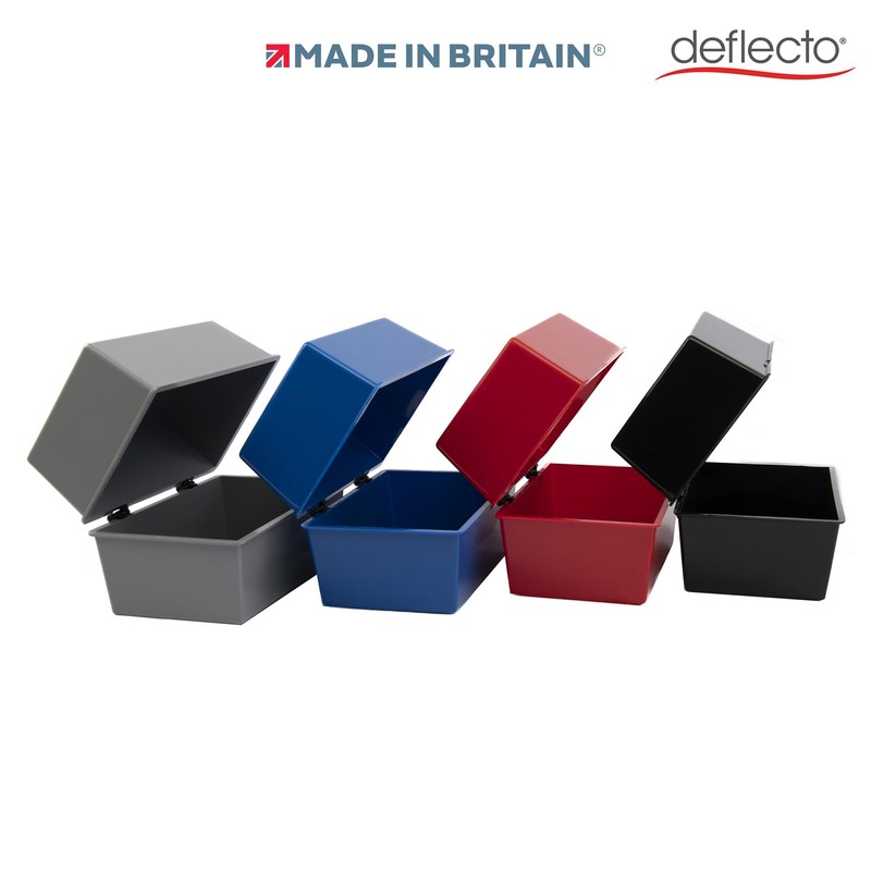 Deflecto Value Size 5 x 3 Index Card Box -
