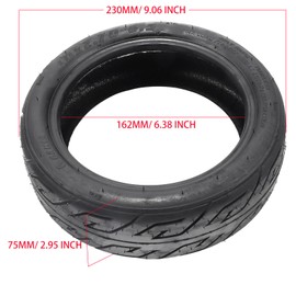 Relibupdater 10x2.70-6.5 Tubeless Tire, Vacuum Tyres for 10 Inch Scooter Wheel, 70/65-6.5 Electric Scooter Tires Wear-Resistant Thickened Balance Scooter Wheels Replacement parts
