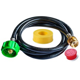 6 Feet for Weber Adapter Hose for Weber Travelev Grill, for Weber Traveler Grill Accessories for Weber Q 1000 for Weber Q Series, and for Weber Traveler Gas Go-Anywhere Grills Propane Adapter.