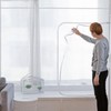 Odorless Balcony Windproof Vinyl Curtain for Windows & Entrances Windproof Semi-Transparent Balcony Vinyl Curtain (Extra Large)