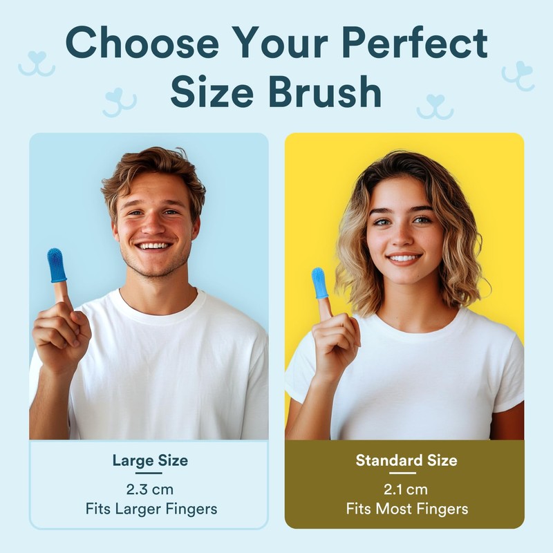 Jasper Large Dog Toothbrush, 360 Degree Pet Tooth Brushing Kit,