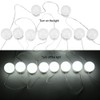 10 LED Illuminated Makeup Mirror Rope Lamps Stepless Adjustable Touch