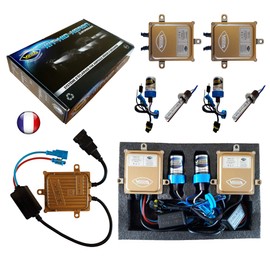 VEGA HID Xenon Kit H1 10000K 55W Slim DSP AC Metal Base Bulbs