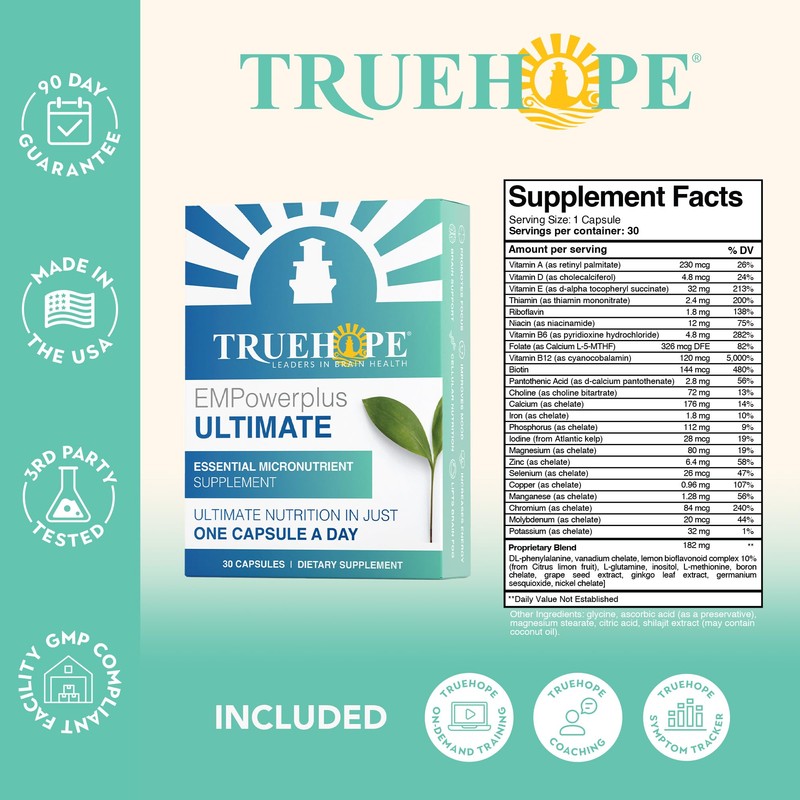 Truehope EMPowerplus Ultimate Strength | Most Effective Brain, Energy &