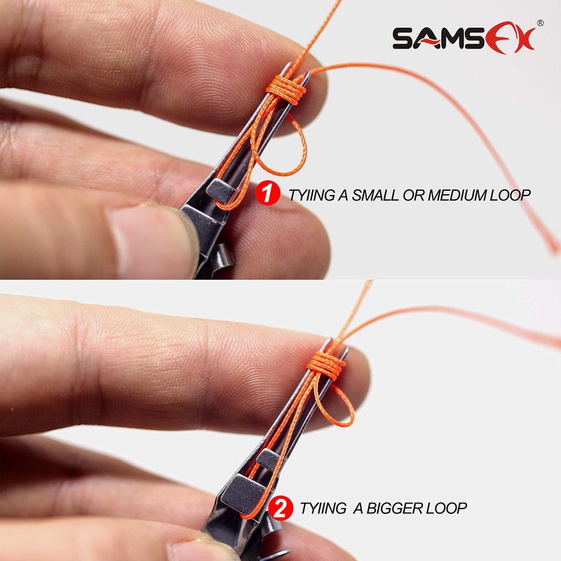 SAMSFX Fishing Quick Knot Tying Tool 6 in 1 Fly