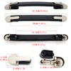 Luggage Handle Pull 2PCS 245mm Length 210mm Install Diatance Black