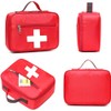 Gatycallaty First Aid Bag Empty Emergency Treatment Medical Bags Multi-Pocket