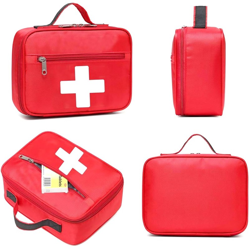 Gatycallaty First Aid Bag Empty Emergency Treatment Medical Bags Multi-Pocket