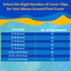 Blue Wave 5 Pack Pool Cover Clips for Above Ground