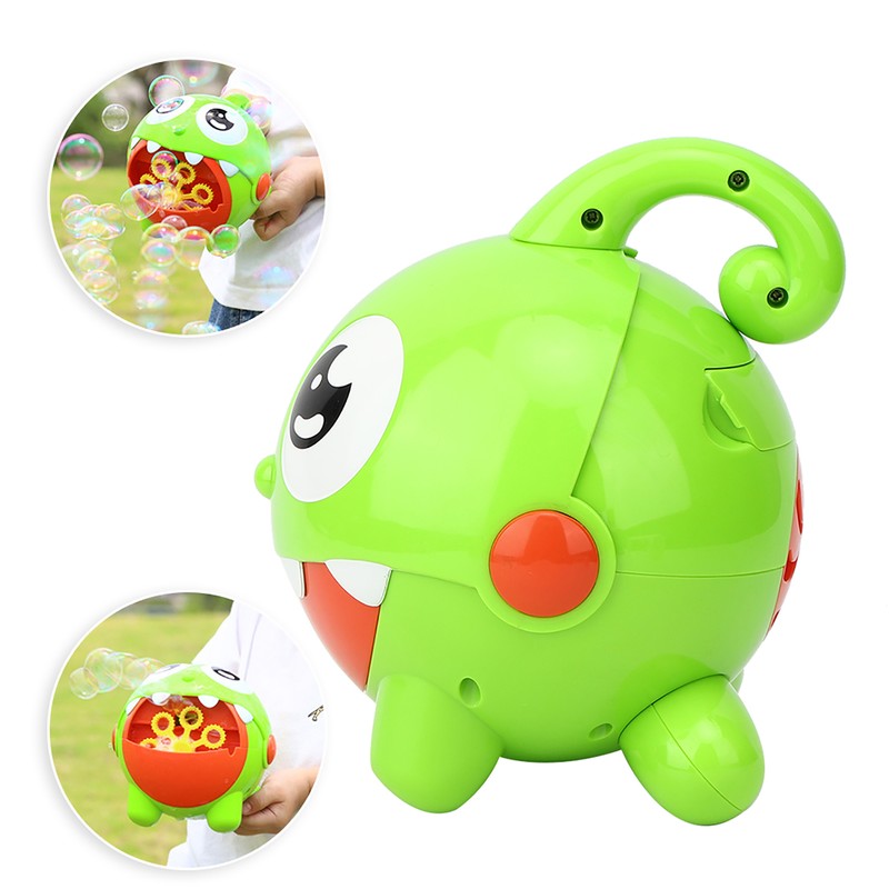 Electric Bubble Blowing Toys Children Rechargeable One Button Operation Bubble