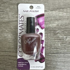 Colormates Nail Polish Chocolate #56029 High Gloss Long Lasting 12 mL Brown
