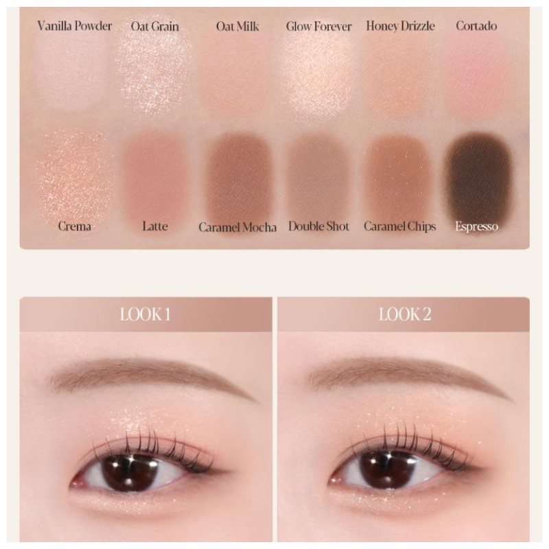 ESPOIR Eye Core Palette 9g, Color:07 Pink Oat Latte