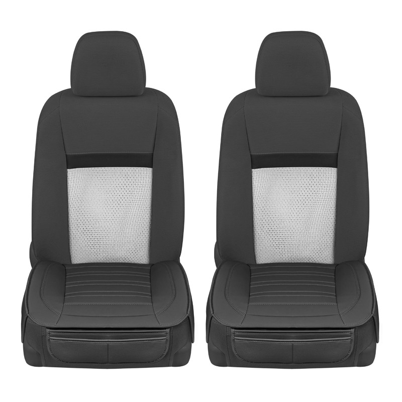 Motor Trend Seat Covers for Cars Trucks SUV, Faux Leather