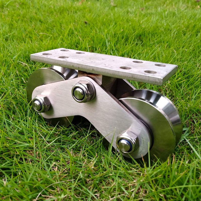RHKING Sliding Gate Casters Groove Wheel Heavy Duty Rigid Caster