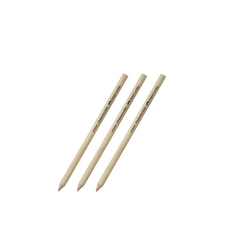 Faber-Castell Perfection Eraser Pen (3 x 7056 | Soft Red