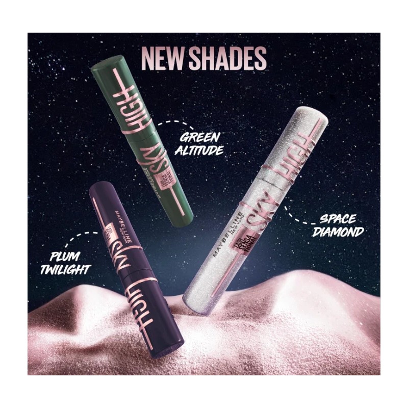 Maybelline Sky High Mascara Blackest Black - Volumizing, Lengthening, 1