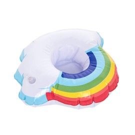 Beachcombers 7.5" Inflatable Rainbow Drink Holder