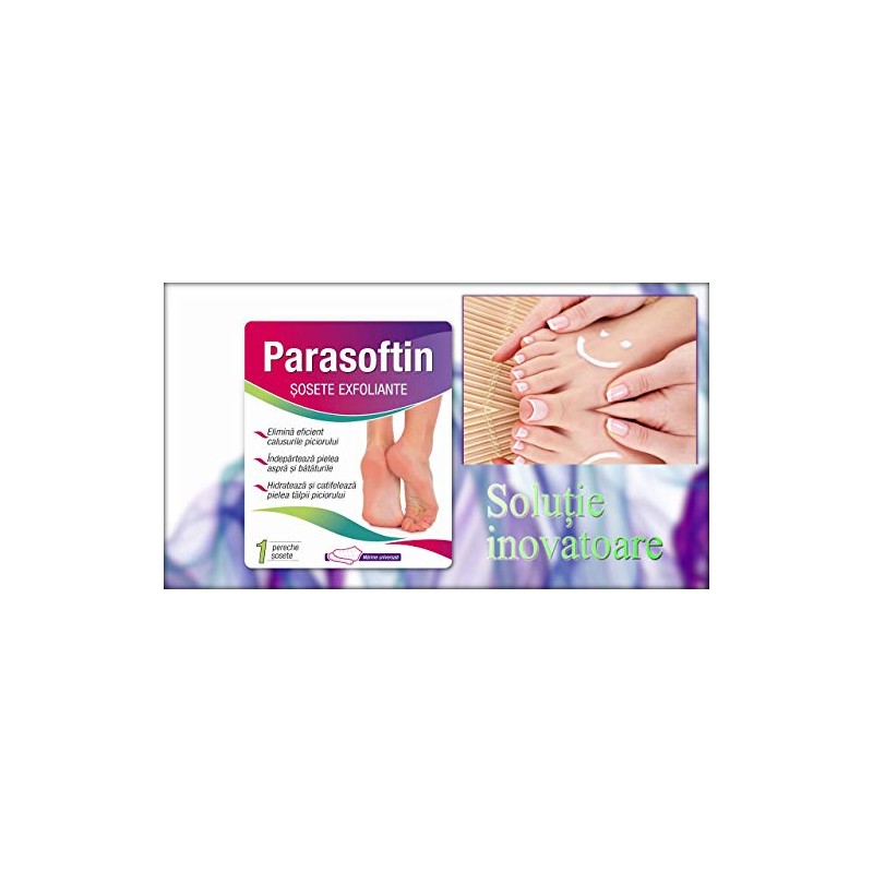 Parasoftin Exfoliating Socks Callus Removal Soft Feet Dead Skin Removal