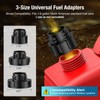 CrestWave Gas Pump for Gas Can, 2.4GPM with Auto-Stop Sensor,