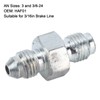 Brake Fitting Adapter HAF01-3AN Male to 3/8-24 Inverted Flare, Tight