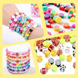 Lumbor37 Cuentas para Pulseras, para DIY Collares Manualidad Regalo, Kit para Hacer Pulsera, Exquisita Caja de Almacenamiento