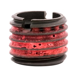 E-Z LOK Threaded Insert for Metal 12L14 Carbon Steel Thread Inserts 5/8-18 Internal Threads, 7/8-9 External Threads, 0.687" Length Pack of 5