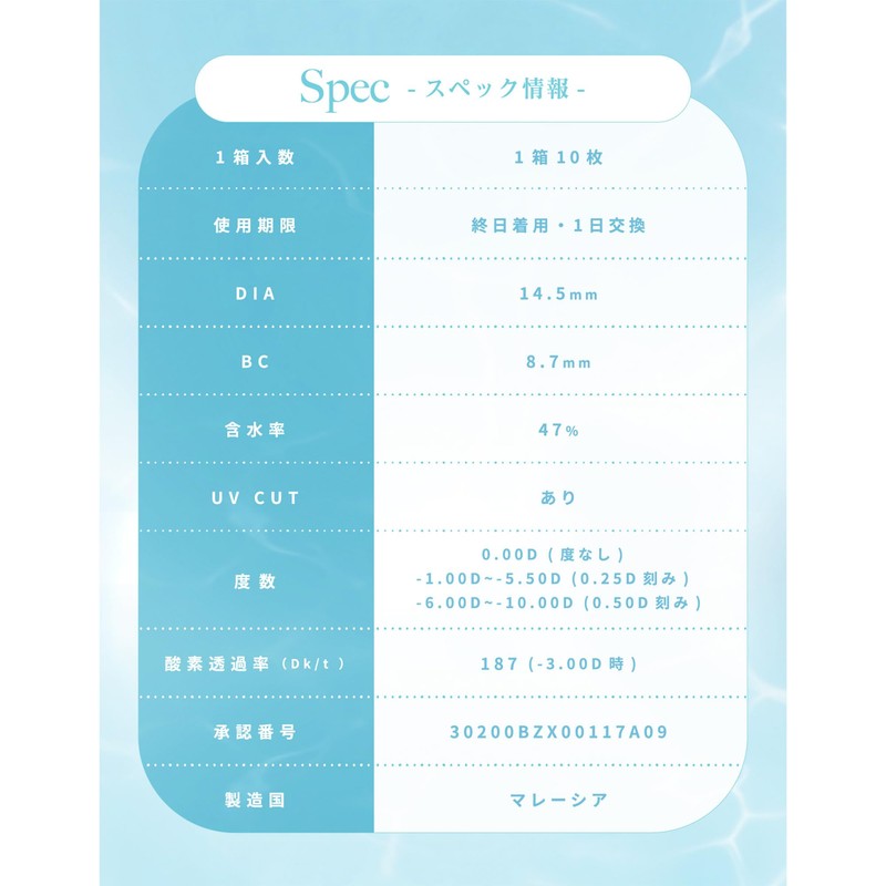 LILMOON (リルムーン) シリーコーン ワンデー 10枚入り サンドグレー (度あり) [-3.50]