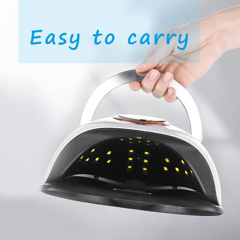 zalati Nail Lamp 168W LED UV Light with 4 Timers