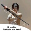 3D Printed Telescopic Sword, 3D Printed Katana Fidget Toy, 3D
