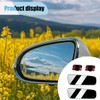 2PCS Car Rearview Blind Spot Mirror, 3.7" x 1.4" HD