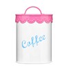 Premier Housewares Pink Lace Coffee Canister