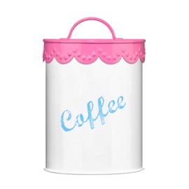 Premier Housewares Pink Lace Coffee Canister