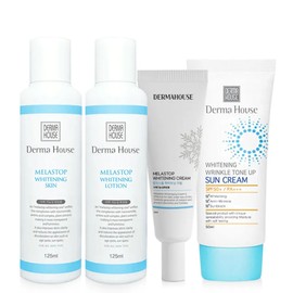 4 types of whitening saving products (skin + lotion + whitening cream + whitening wrinkle tone-up sun cream) / 화이트닝 절약형4종(절스킨+절로션+미백크림+미백링클 톤업 썬크림)