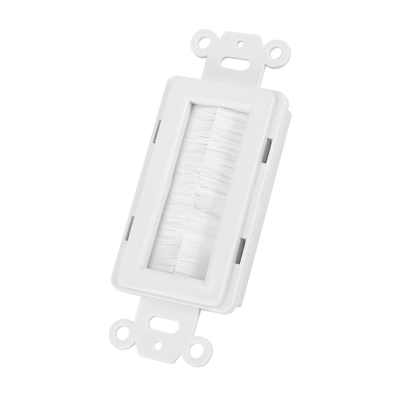 Brush Wall Plate, Cable Entry Wall Plate, Wall Socket for