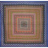 India Arts Geometric Pattern Square Cotton Tablecloth 70" x 70"