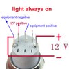 12V 16mm Blue Momentary Push Button Metal Switch Car Boat