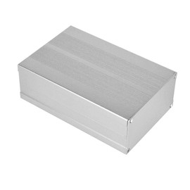Electronic Project Housing Aluminium Alloy Circuit Board Wiring Housing Decoder, Aluminium Housing Electronic Housing Aluminium Shell Sand Silver 55 x 106 x 160 mm Junction Box Waterproof