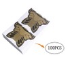 BeautyLeader 100pcs Nail Form Pro Butterfly Square Tips Nail Forms