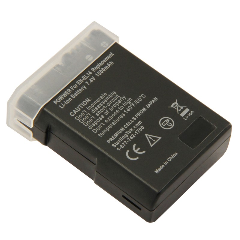 STK EN-EL14 EN-EL14a Battery Pack for Nikon D3200 D3400 D3500