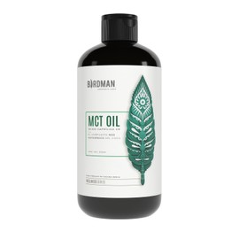 Birdman MCT Oil Ácido Caprílico C8 | 100% Puro de Coco | Keto y Paleo Friendly | Sin Sabor | Aceite MCT | 28 Porciones | 420ml