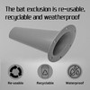 4 Pack Bat Exclusion- Bat Cone- One Way Bat Door-