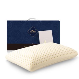 Talatex Talalay 100% Natural Premium Latex Pillow, Purefusion Talalay Latex Helps Relieve Pressure, No Memory Foam Chemicals, Perfect Package Best Gift with Removable Tencel Cover