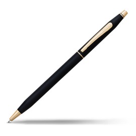 CROSS Classic Century Classic Black Pencil 0.7MM with 23CT Gold-Plated Appointments incl. Premium Gift Box – Refillable Pencil